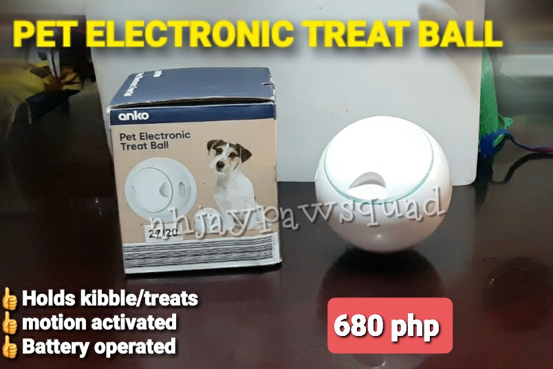 PET ELECTRONIC TREAT BALL, Pet Supplies, Homes & Other Pet Accessories