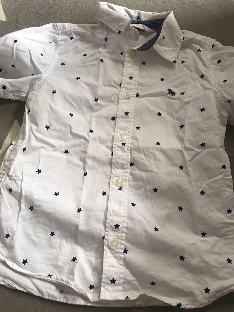 Polo Shirt Bundle (Category: Babies & Kids Fashion) located in Las Pinas. Submitted by cadeefly (Listing ID 1075704112, Image 2). Description: *polo shirt is once used only during birthday *brand: H&M, Ben Sherman .