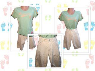 Prego Jeans Shirt and Short Combo
