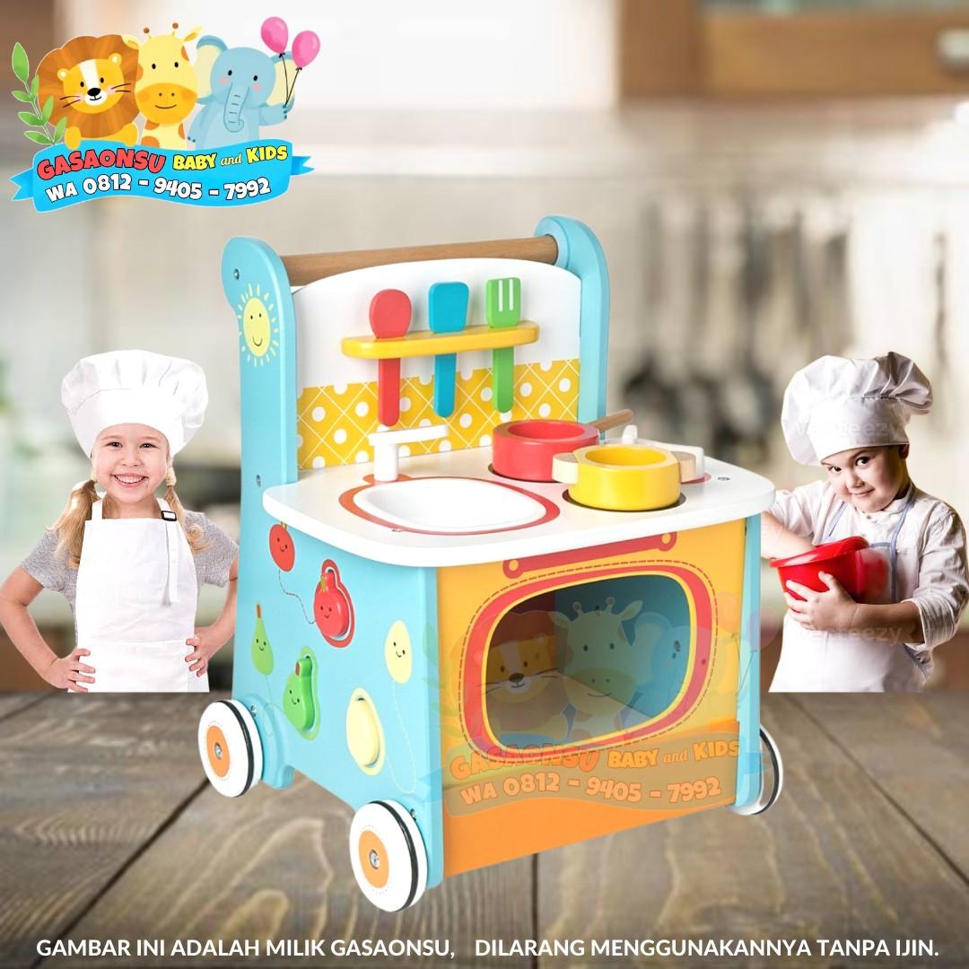 Preloved ELC Wooden Activity Kitchen Walker
