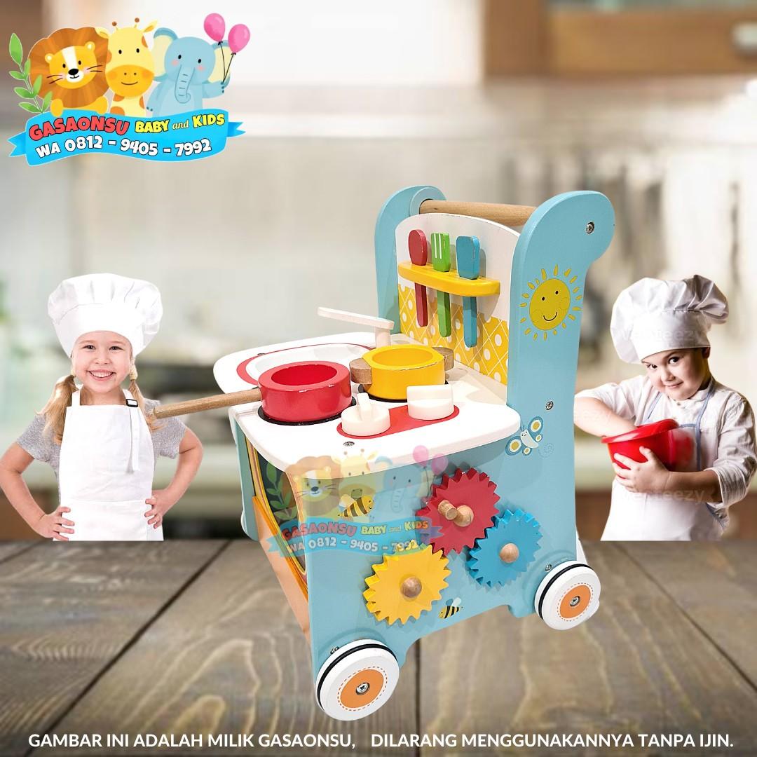 Elc wooden activity kitchen sales