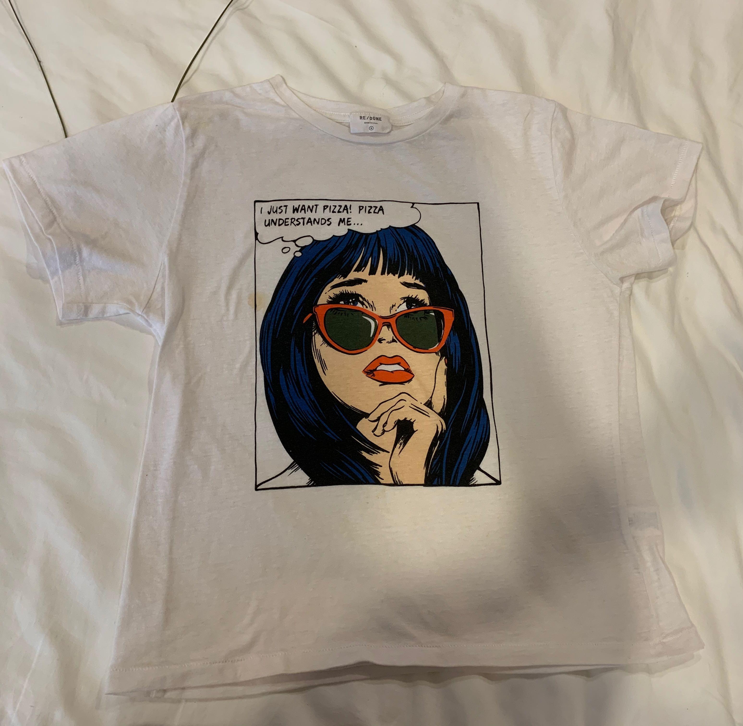 redone pizza tee