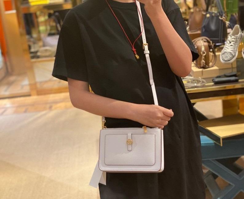 (PREORDER) TORY BURCH WALKER DOUBLEZIP CROSSBODY 80376, Luxury, Bags