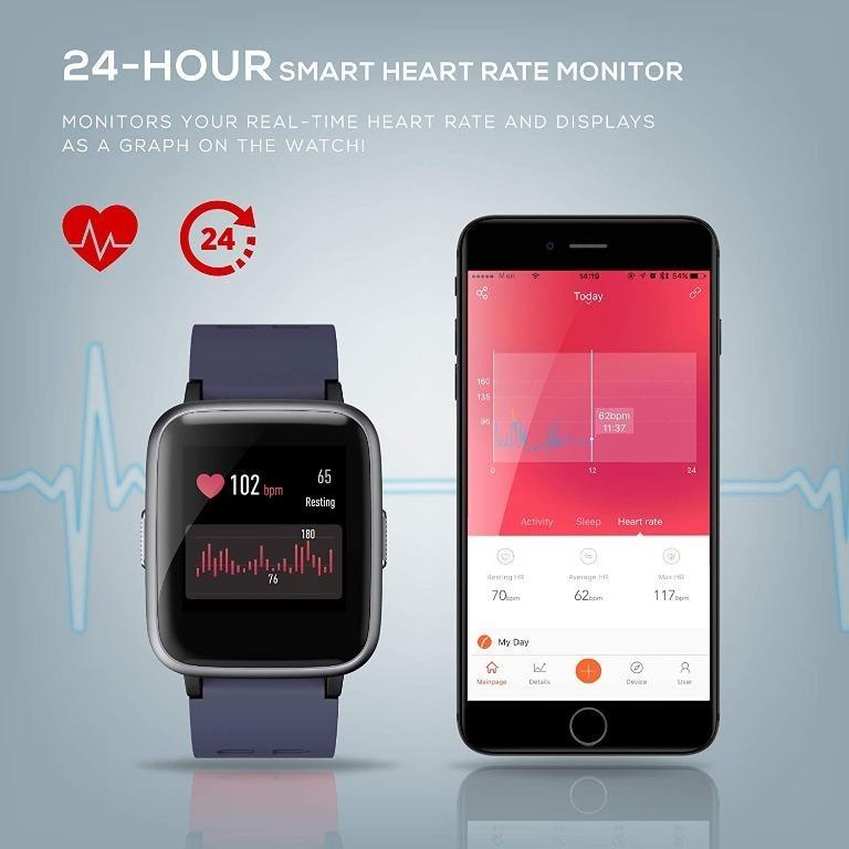Pro Fit Inspire VeryFitPro Smart Watch IP68 Waterproof Fitness Tracker Heart Rate Monitor Step Counter ID205 Mobile Phones Gadgets Wearables Smart Watches on Carousell