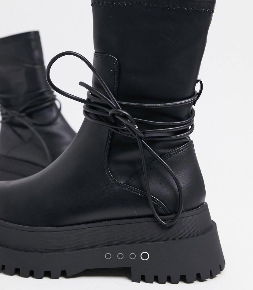 Public desire black new arrivals boots