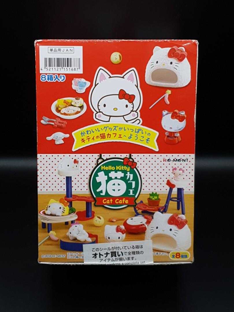 ReMent X Hello Kitty "Cat Cafe" 2016 (Category: Designer & Blind Box Toys) located in Quezon City. Submitted by chavzcity (Listing ID 1075716878, Image 2). Description: Re-Ment X Hello Kitty Model: Cat Cafe Year: 2016 -100% Authentic -Sealed Complete Set -RARE item -Made in Japan -For Sale only in Japan RFS: Extra Set Pickup locations: 1. Banawe, Q.C. 2. Mother Ignacia, Q.C. *Shipping is also available (Fee shouldered by buyer).
