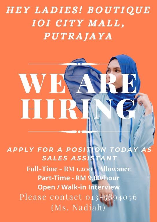 Kerja Kosong Putrajaya Part Time