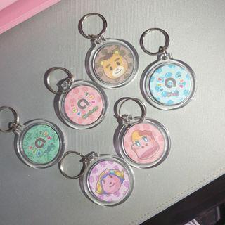 ONHAND !! Sanrio / Animal Crossing Amiibo keychain