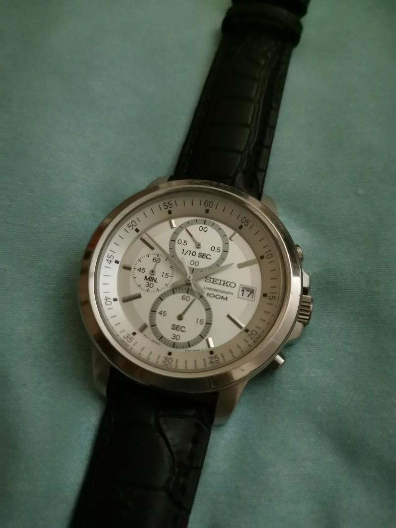 Seiko Chronograph 100m (4T57-00C0) New Strap, Men's Fashion, Watches &  Accessories, Watches on Carousell
