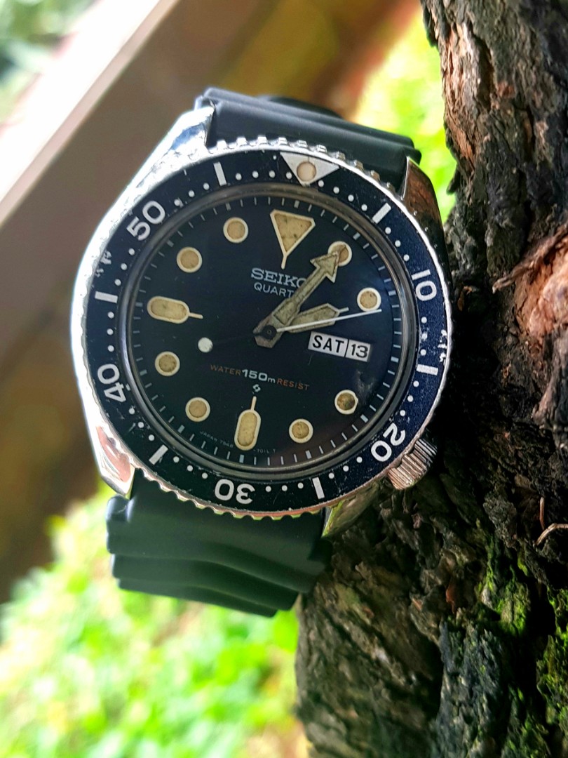 Seiko diver vintage, Fesyen Pria, Jam Tangan di Carousell