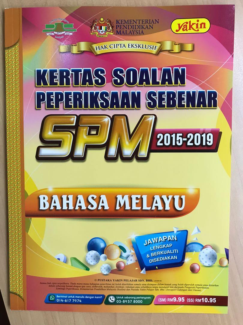 Spm Kertas Sebenar Bahasa Melayu Books Stationery Books On Carousell