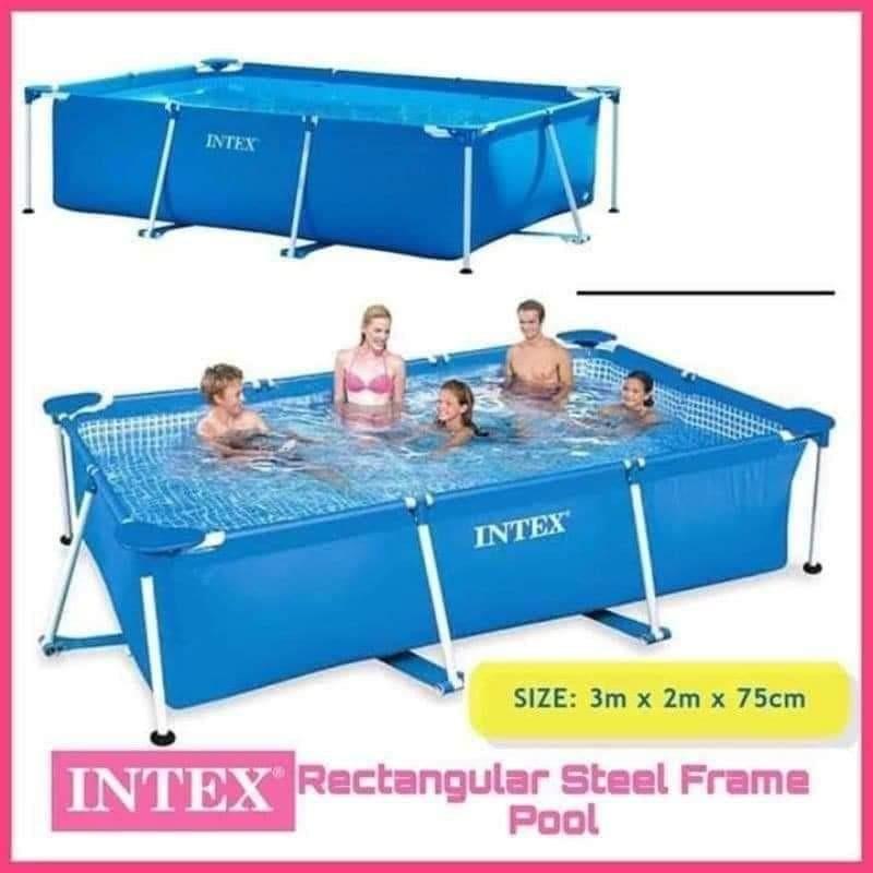 steel pool intex furniture home living outdoor furniture on carousell