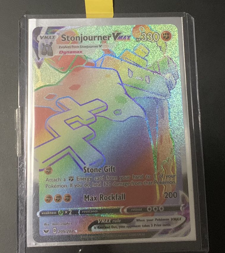 stonjourner vmax pokemon card price Stonjourner VMAX - 116/202 main image 0