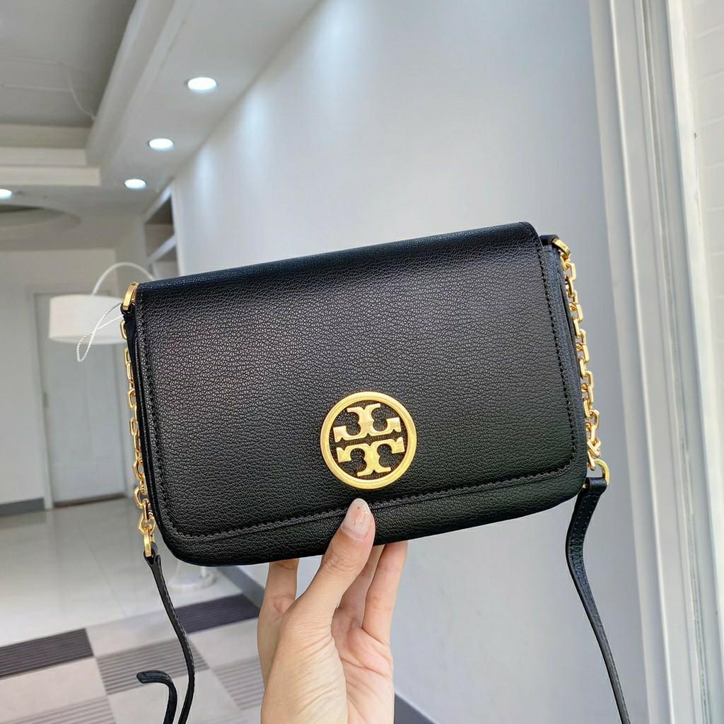 Tory Burch New Chain Sling Bag 2021 Full Leather 3 colors, Women's ...