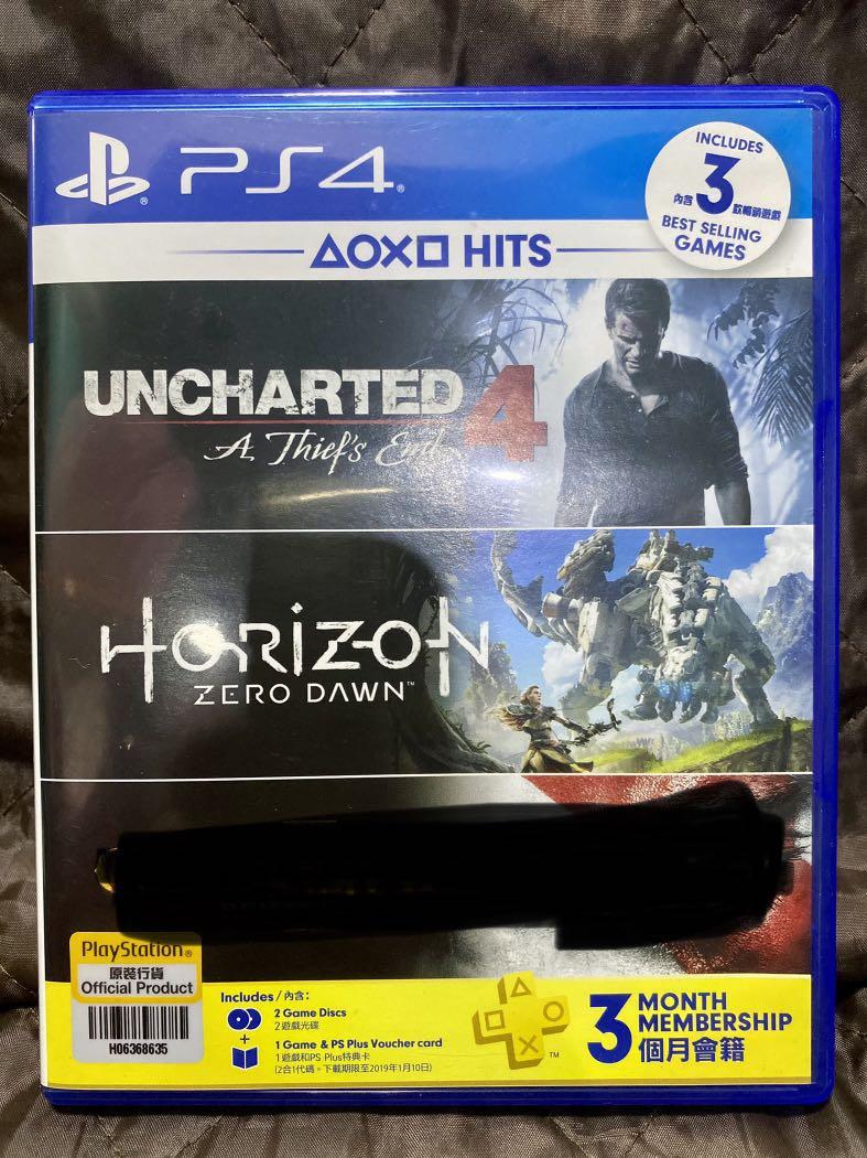 Uncharted 4 Horizon Zero Dawn 2 In 1 Video Gaming Video Games Playstation On Carousell
