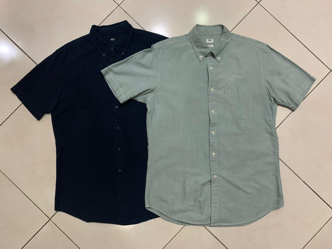 uniqlo button down polo