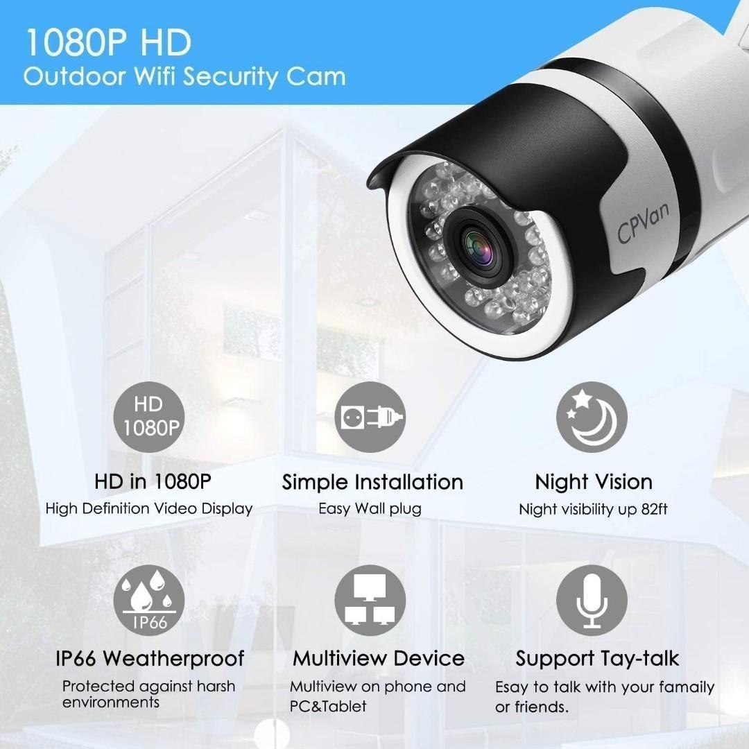 Cpvan outdoor security discount camera