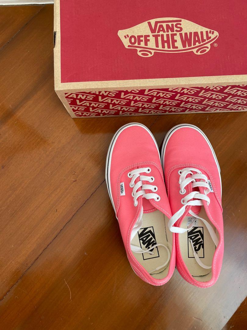 Vans authentic store strawberry pink