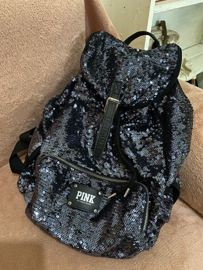 Victoria secret sequin backpack hot sale
