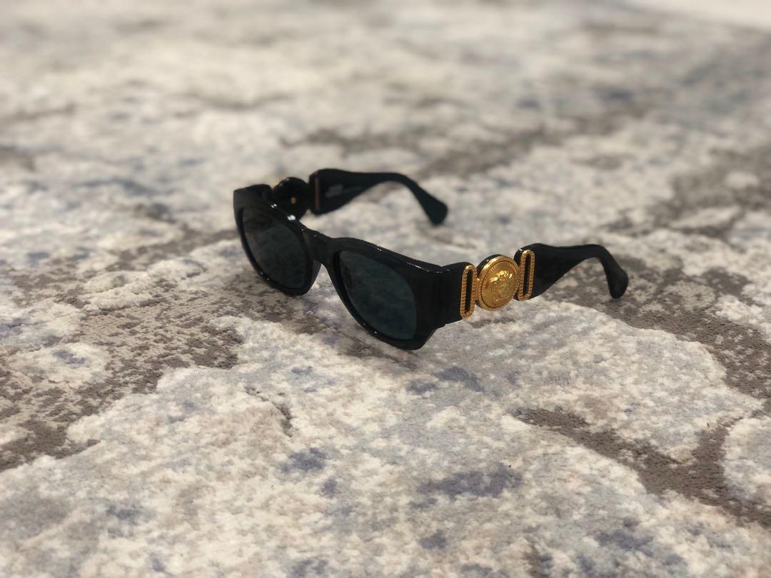 Vintage 80 s Gianni Versace Biggie Style Sunglasses Men s Fashion