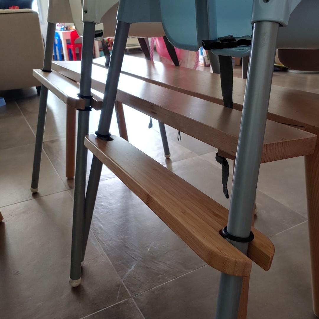 Wooden Foot Rest (for IKEA Antilop High Chair), Babies & Kids, Nursing