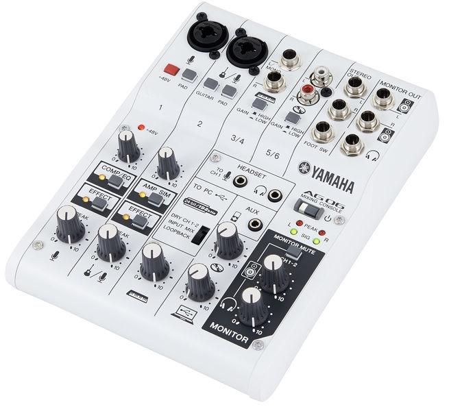 Yamaha Ag06 6 Channel Audio Mixer Usb Audio Interface Electronics Audio On Carousell