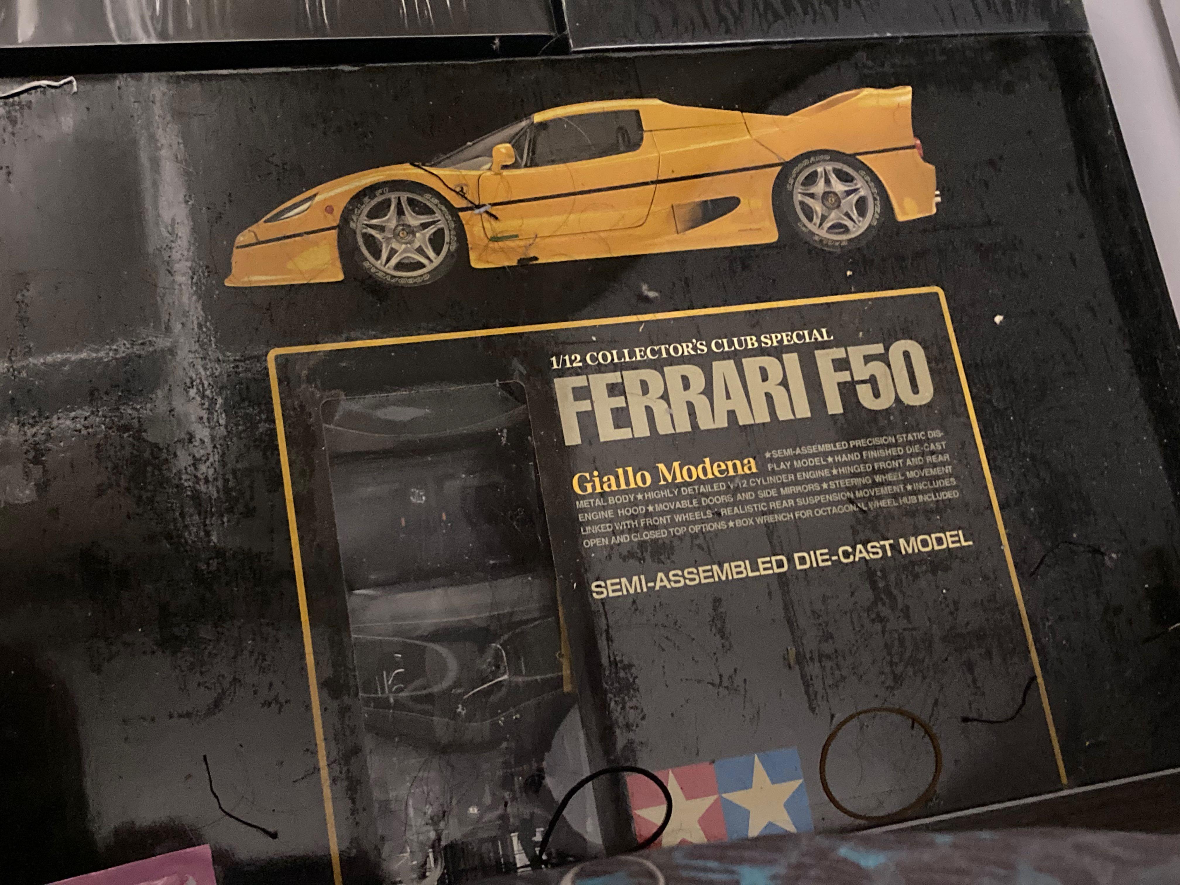 1:12 田宮雙星Tamiya Ferrari F50 Giallo Modena Semi-Assembled Die