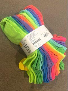 30 pcs neon socks