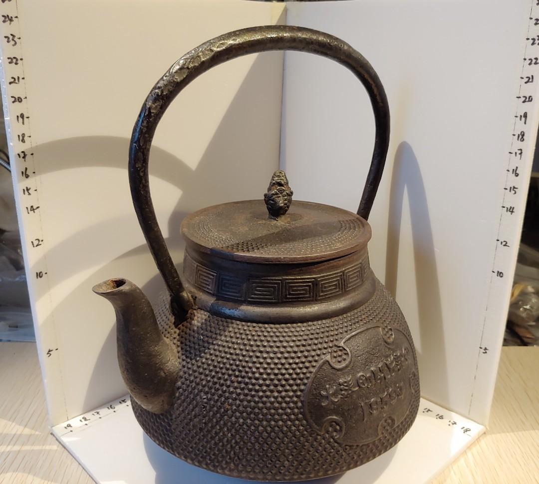 日本製正壽堂昭和34年老鐵壺壹瓶, 興趣及遊戲, 收藏品及紀念品, 古董