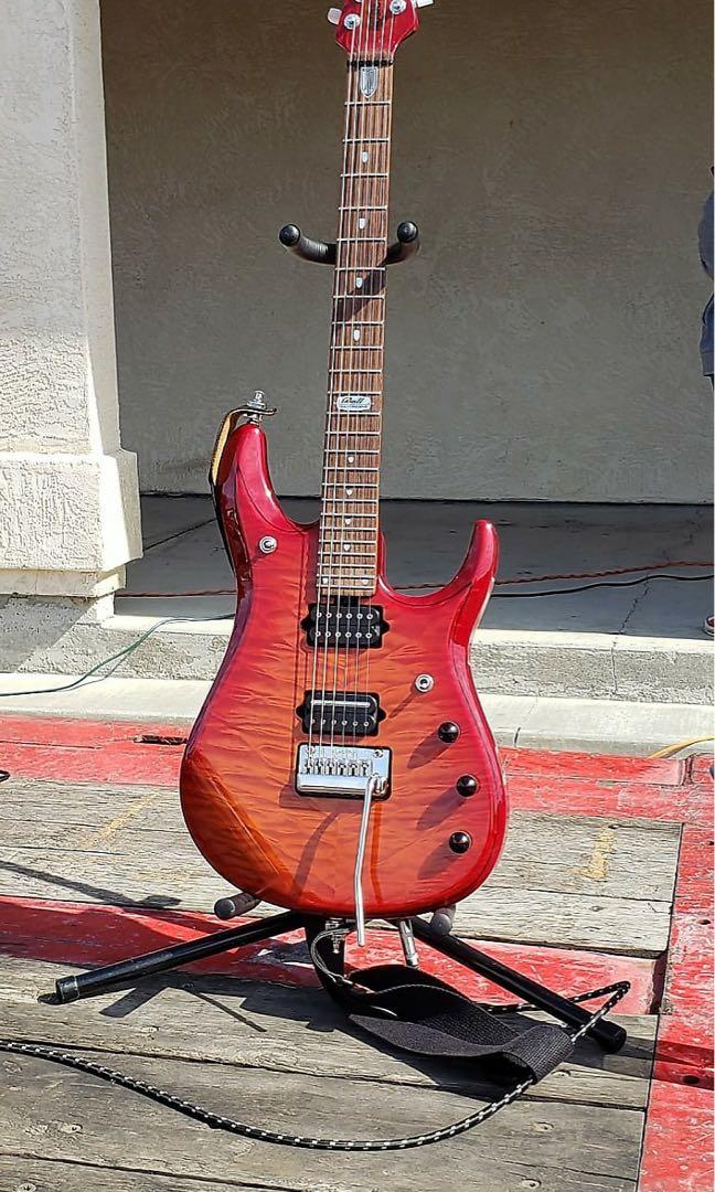 🔥🔥🔥🖤 Ernie Ball Music Man BFR JP6 Cherry Sunburst Quilt 2012 🖤🔥🔥🔥  Made In USA 🇺🇸 🔥Electric guitar like ESP LTD Jackson Ibanez Schecter PRS  Suhr