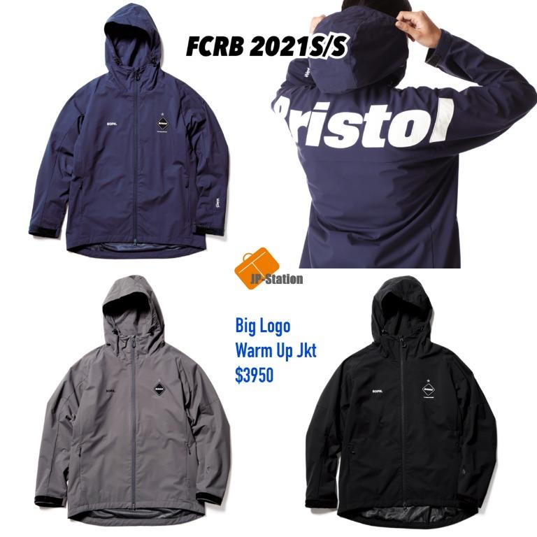 FCRB BIG LOGO WARM UP JACKET サイズXL FCRB BIG LOGO WARM UP JACKET