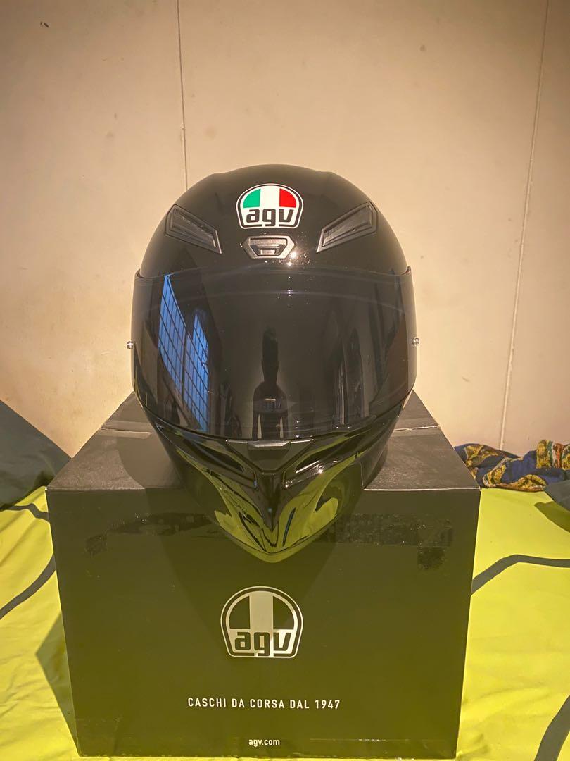 AGV K1 Solid Black Helmet Motorcycles Motorcycle Apparel on