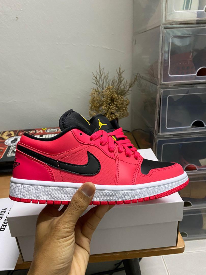 Air Jordan 1 Low Siren Red, Women's Fashion, Footwear, Sneakers on