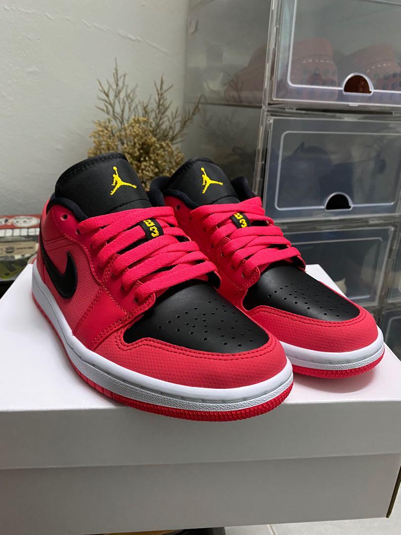 Air Jordan 1 Low Siren Red Women S Fashion Shoes On Carousell
