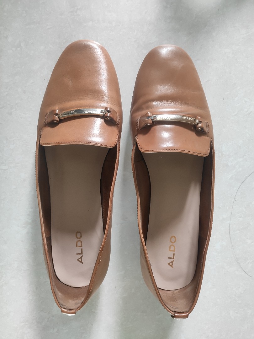 aldo brown pumps