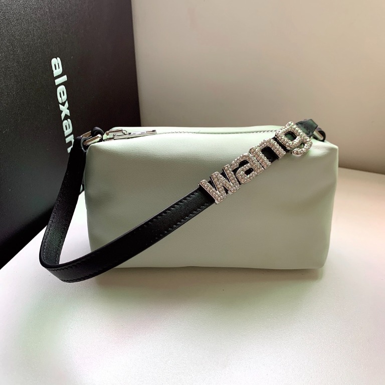 Alexander wang heiress satin pouch clearance