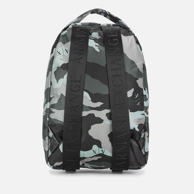 Armani exchange camo rucksack store