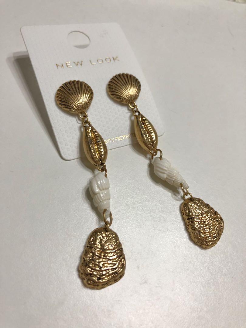 New look best sale shell earrings