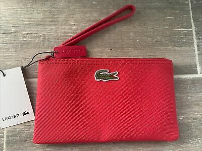 Lacoste virtual hotsell pink clutch bag
