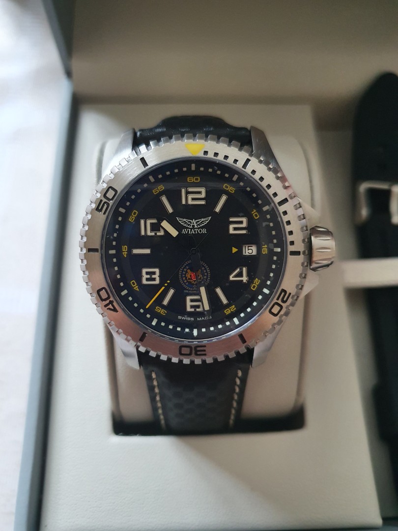 Aviator swiss outlet made watches
