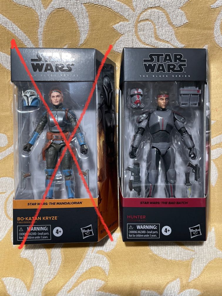 Bnib Star Wars Black Series Bo Katan Kryze And Hunter The Bad Batch Hobbies Toys Toys Games On Carousell