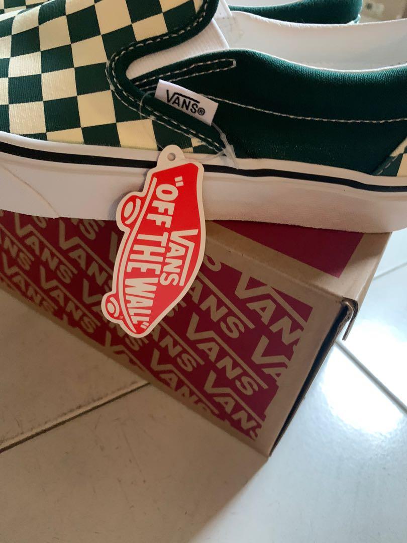 images Vans Bistro Green Checkerboard sz 8w 6 5m bnib vans checkerboard bistro green true white unisex size 6 5
