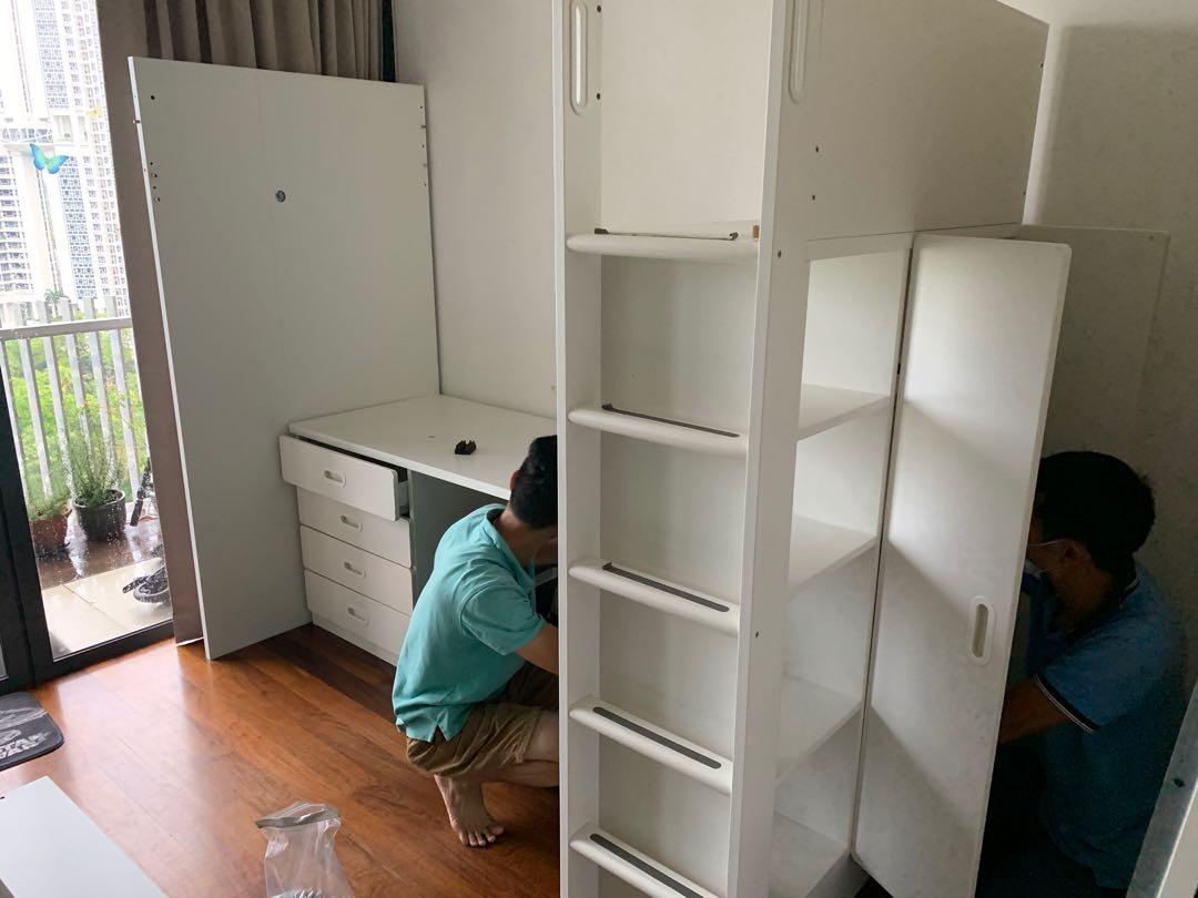 Bunk bed mover/disassembly, Home Services, Movers & Delivery on Carousell