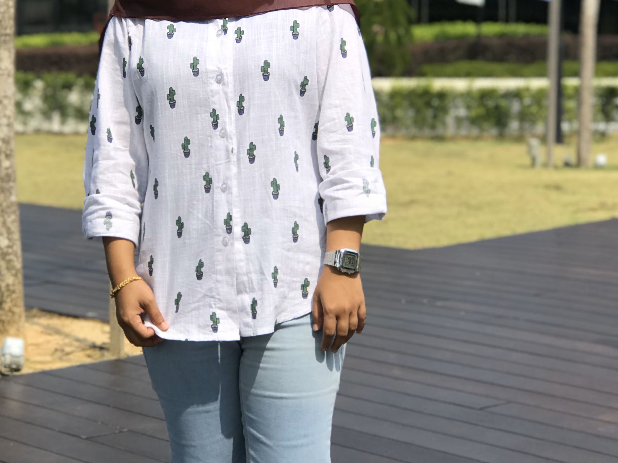 Cactus Long Sleeve Shirt, Women's 