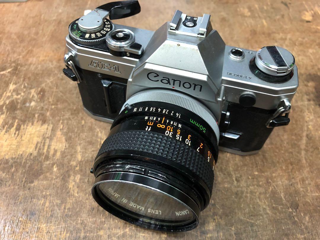 Canon AE-1 LENS FD 50mm 1:1.4 SSC 動作品 絶妙なデザイン - フィルムカメラ