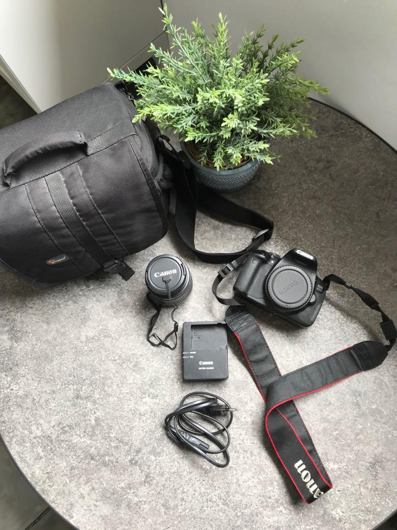 canon eos 650d second like new