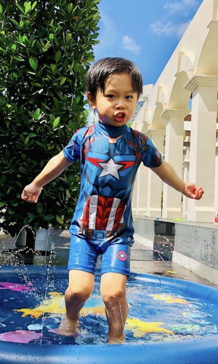 Captain america swimsuit discount