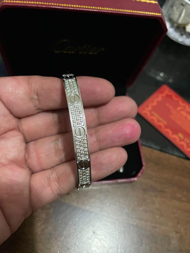 Cartier pave bracelet shop