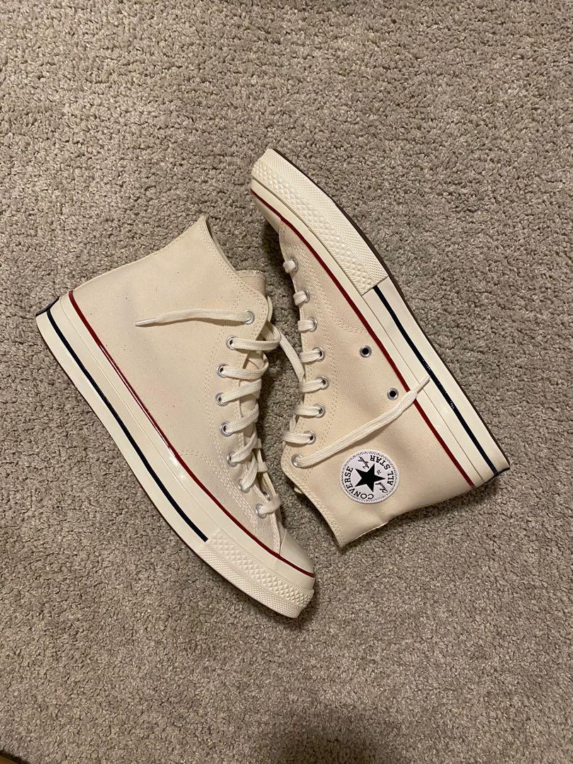 Converse High cut Off white Men s Fashion Footwear Sneakers on Carousell