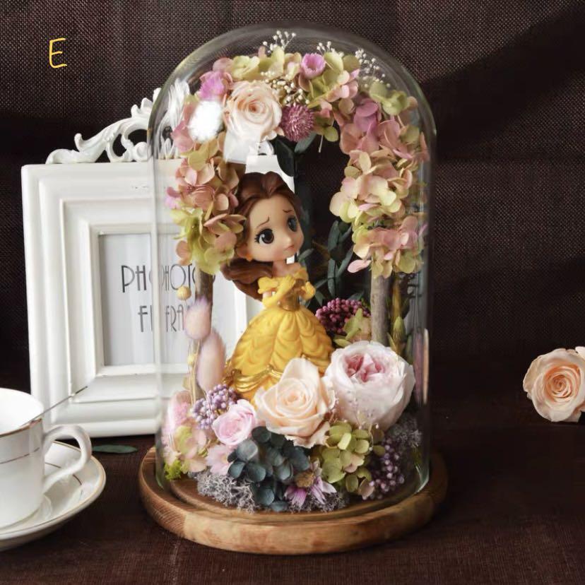 Disney Princess Preserved Flowers Dome / Preserved Rose Garden (Ariel ...